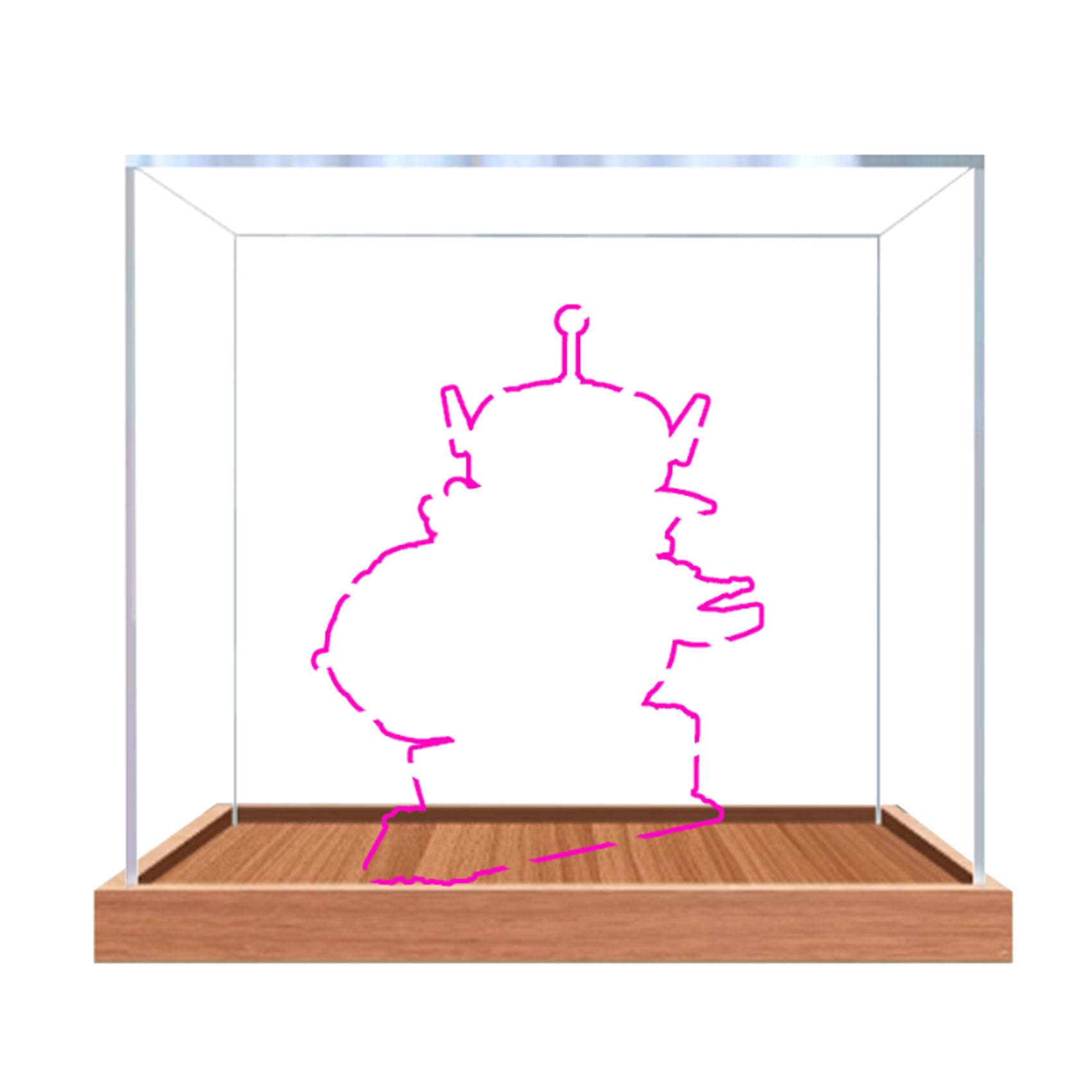 Acrylic Display Case for Le-go 43307 Model, Dustproof Display Box (display box only) (StyleB 3mm)
