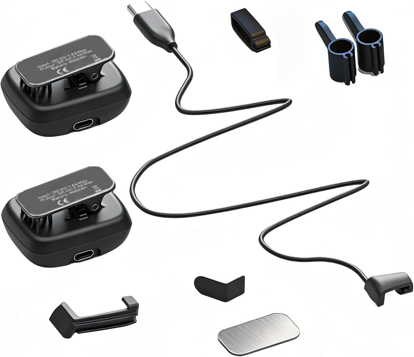 Lightweight Detachable Charging Helper for Smart Glasses Includes 2 Batteries and Adjustable Band Skyler Smart Glasses Device Rechargeable Energy Cells