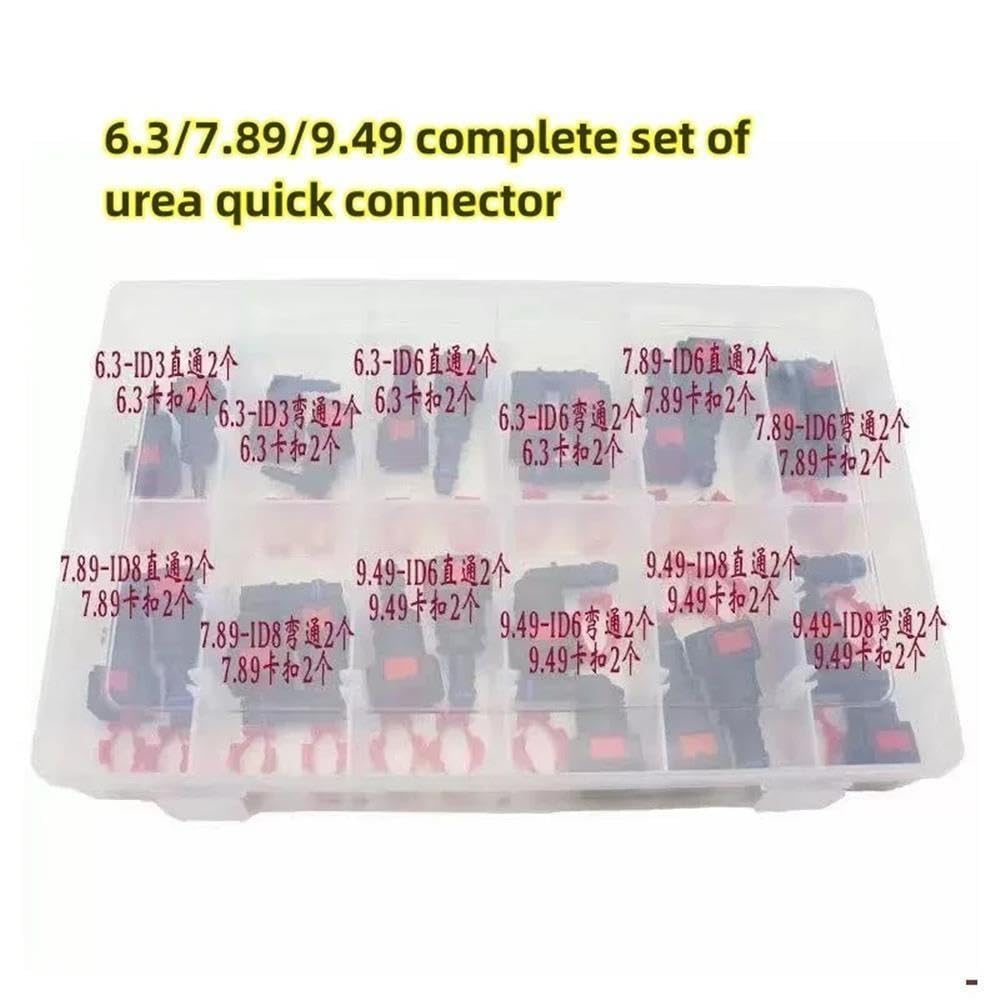Kit de tubería de combustible con conector rápido de bomba de urea, 24 Uds