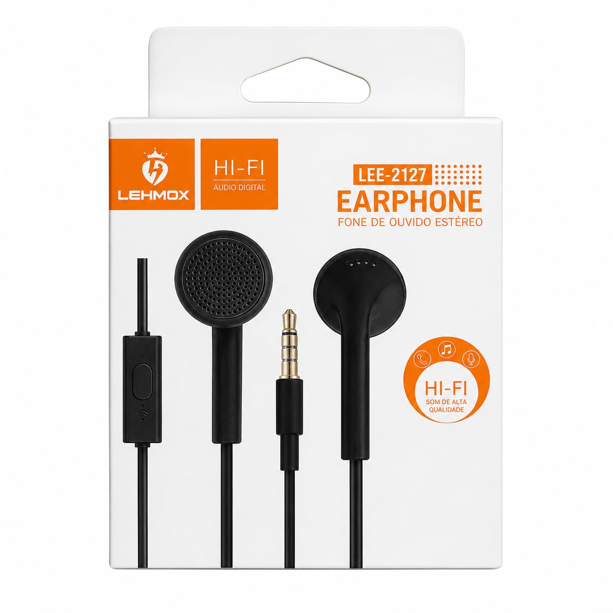 Fone De Ouvido Com Fio In-ear H Maston C550 Com Microfone P2 Preto