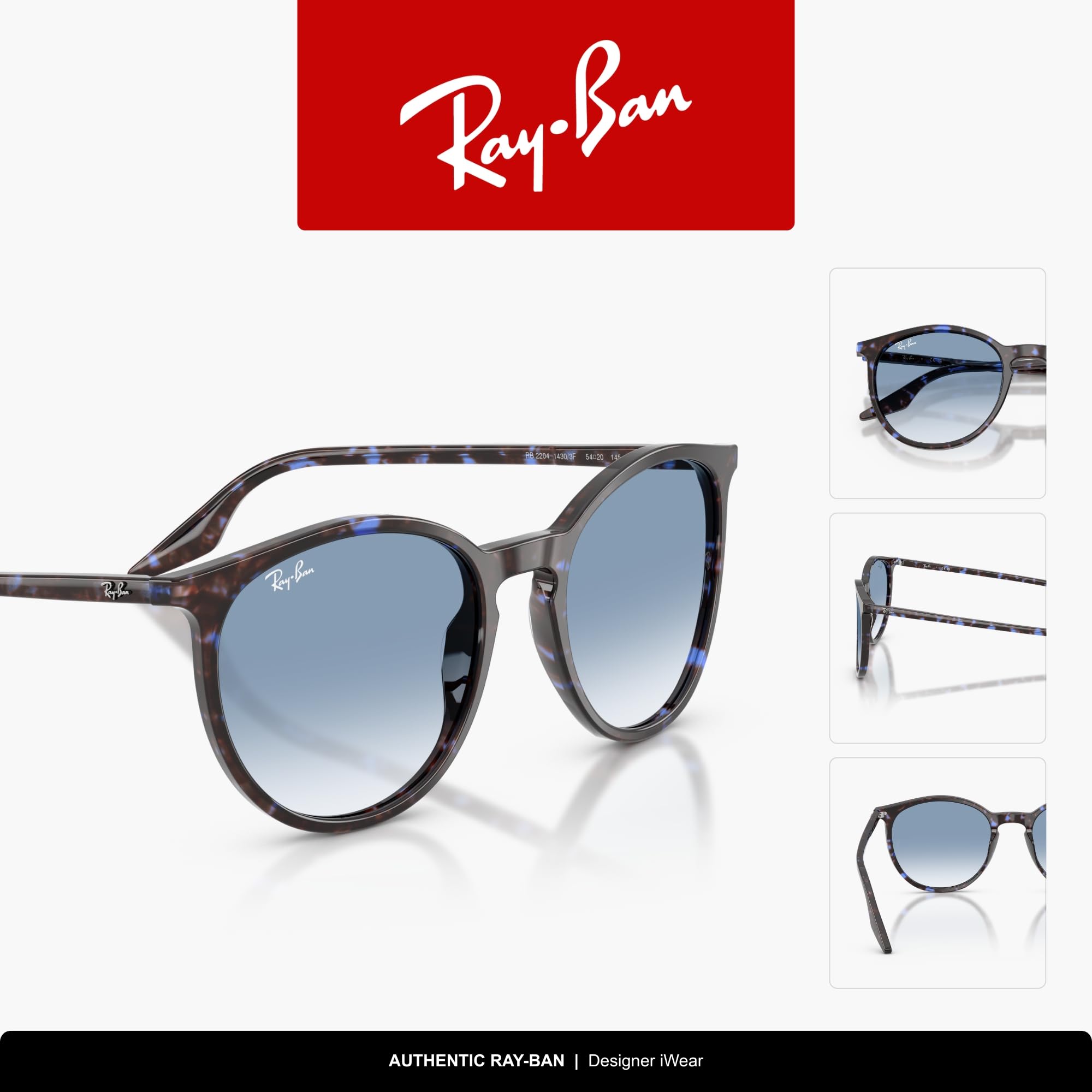 Ray-Ban Rb2204, Occhiali Unisex-Adulto