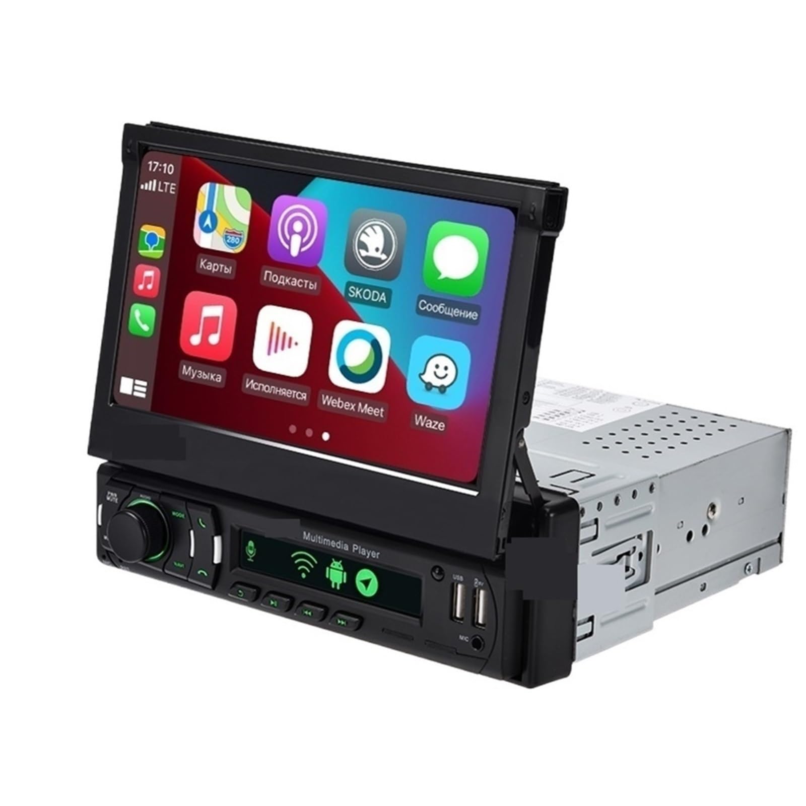 Nawigacja satelitarna Wbudowany Ekran Radio Samochodowe Nawigacja Samochodowa Multimedialny Odtwarzacz Wideo(A GPS-1-16GB-DVR)
