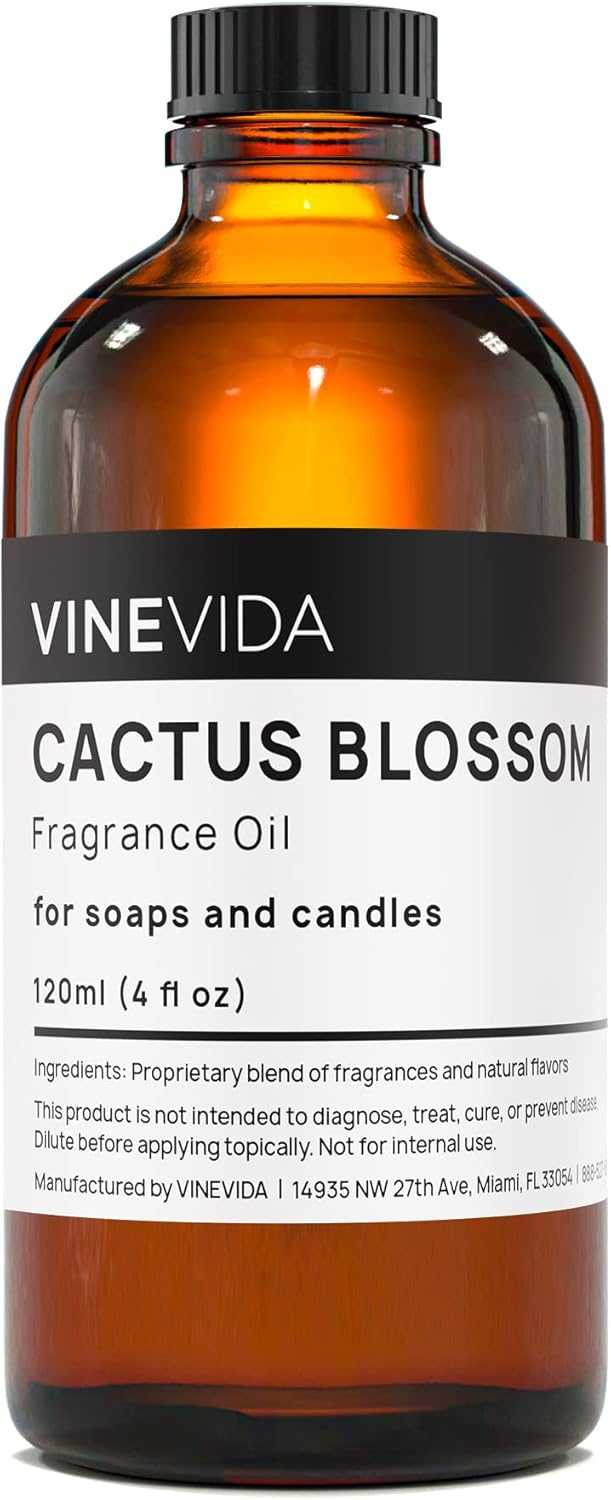VINEVIDA [4oz] Cactus Blossom Fragrance Oil for Soap Making