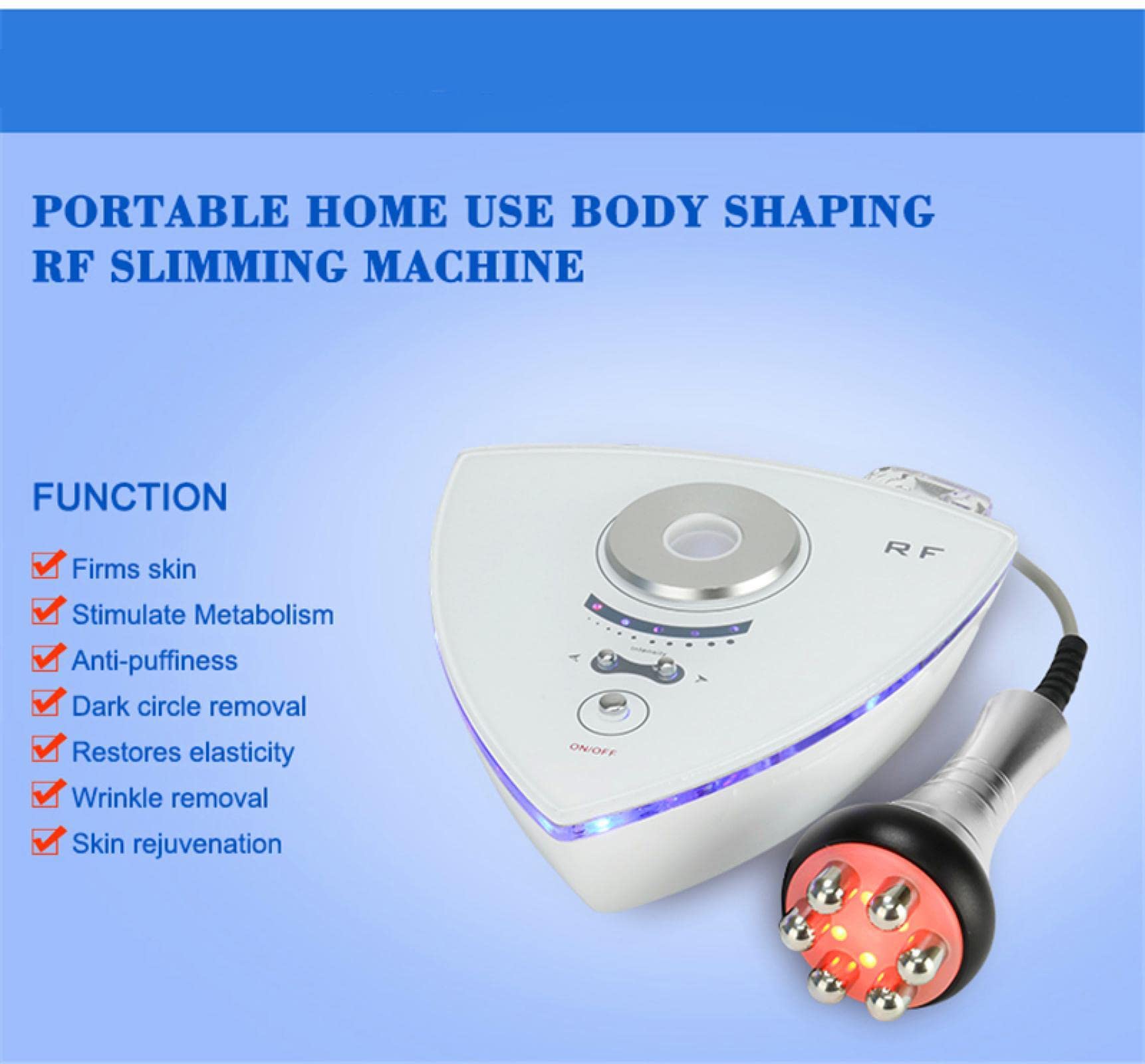 2 in 1 RF Radio Frequency Beauty Machine Eye Skin Care Tool Skin Rejuvenation Skin Tighten Face Lifting Body Face Massager