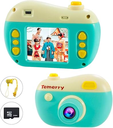 Amazon Co Jp 子ども用デジタルカメラ 子供用カメラ トイカメラ キッズカメラ ミニ カメラ 子供用カメラ 子供プレゼント 2 0インチips画面 1080p Hd ビデオ写真 録画 撮影 多機能 Usb充電 子供専用カメラ おもちゃ 知育玩具 教育 男女兼用 子供の日 誕生日 祝い 人気