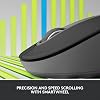 Ratón inalámbrico Logitech Signature M650 para empresa, para manos pequeñas a medianas, Logi Bolt, Bluetooth, SmartWheel - Graphite ECOLOGO 6