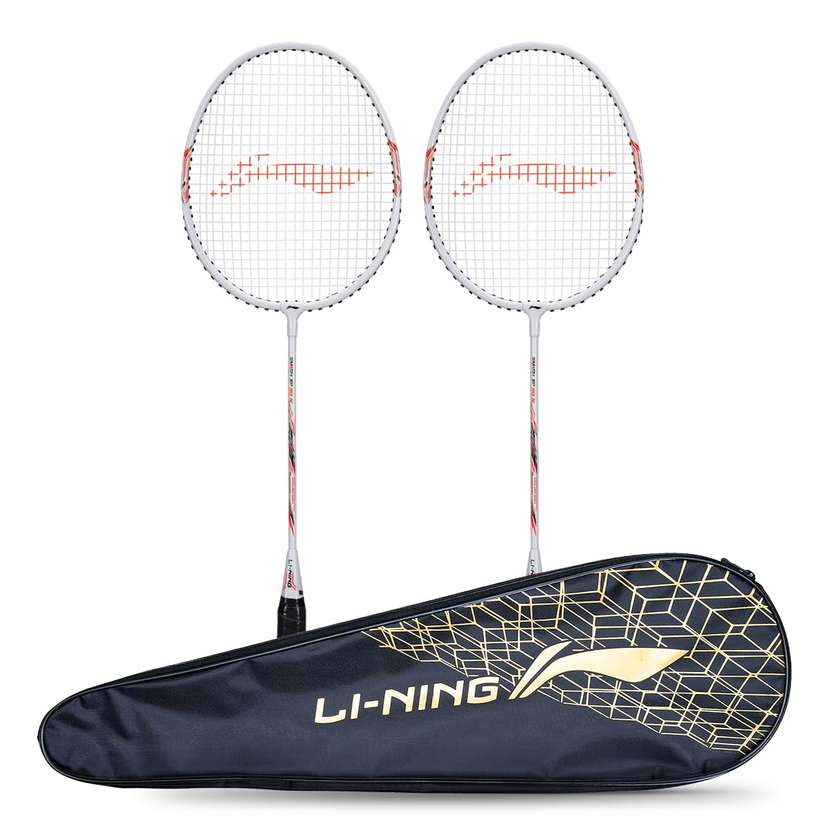 XP-IV Aluminum Strung Badminton Racquet - Set of 2