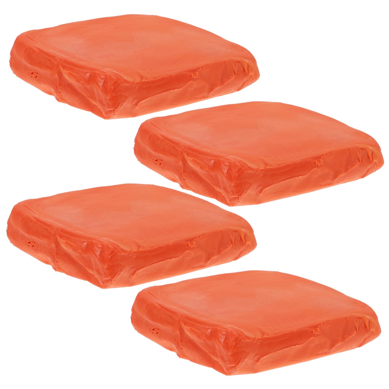 3 Sätze Autowaschschlamm Reiben Lehmbarren Details Waschen Autowäsche Ton-kit Auto -tonblock Auto Reinigungsmittel Ton Zur Autoreinigung Ton Detaillieren Gummi Orange 4 Stück * 3