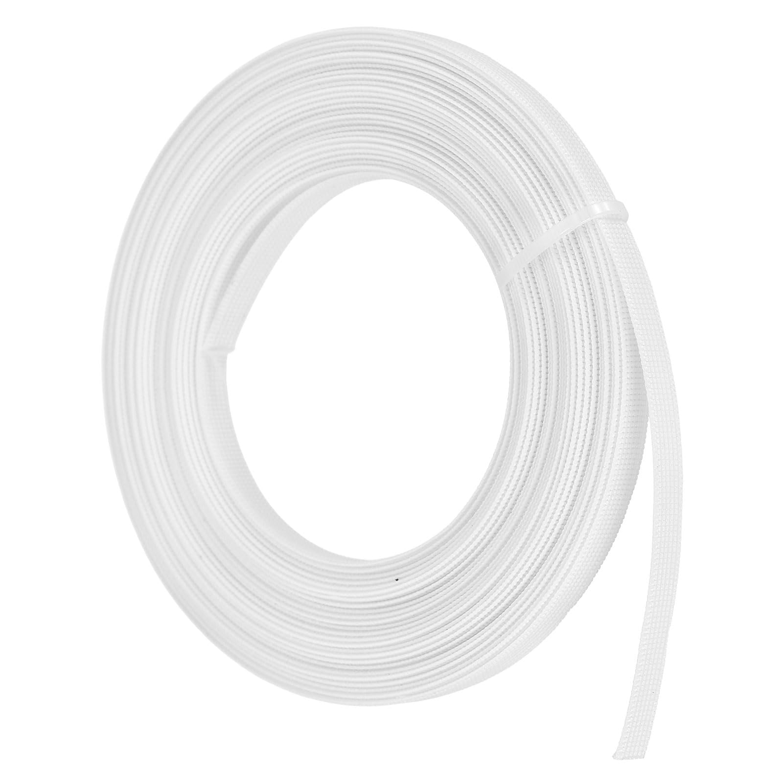 PATIKIL 8 Yards Polyester Boning for Sewing, 8mm Sew-Through High Density Boning for Corsets Bridal Gown Evening Dress Lingerie Hats Crafts, White
