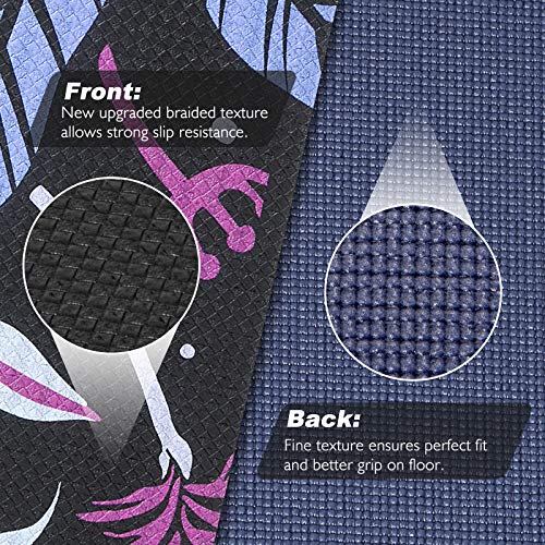 Tapete de ioga TOPLUS, tapete clássico de 0,63 cm, antiderrapante, extragrosso para fitness e exercí