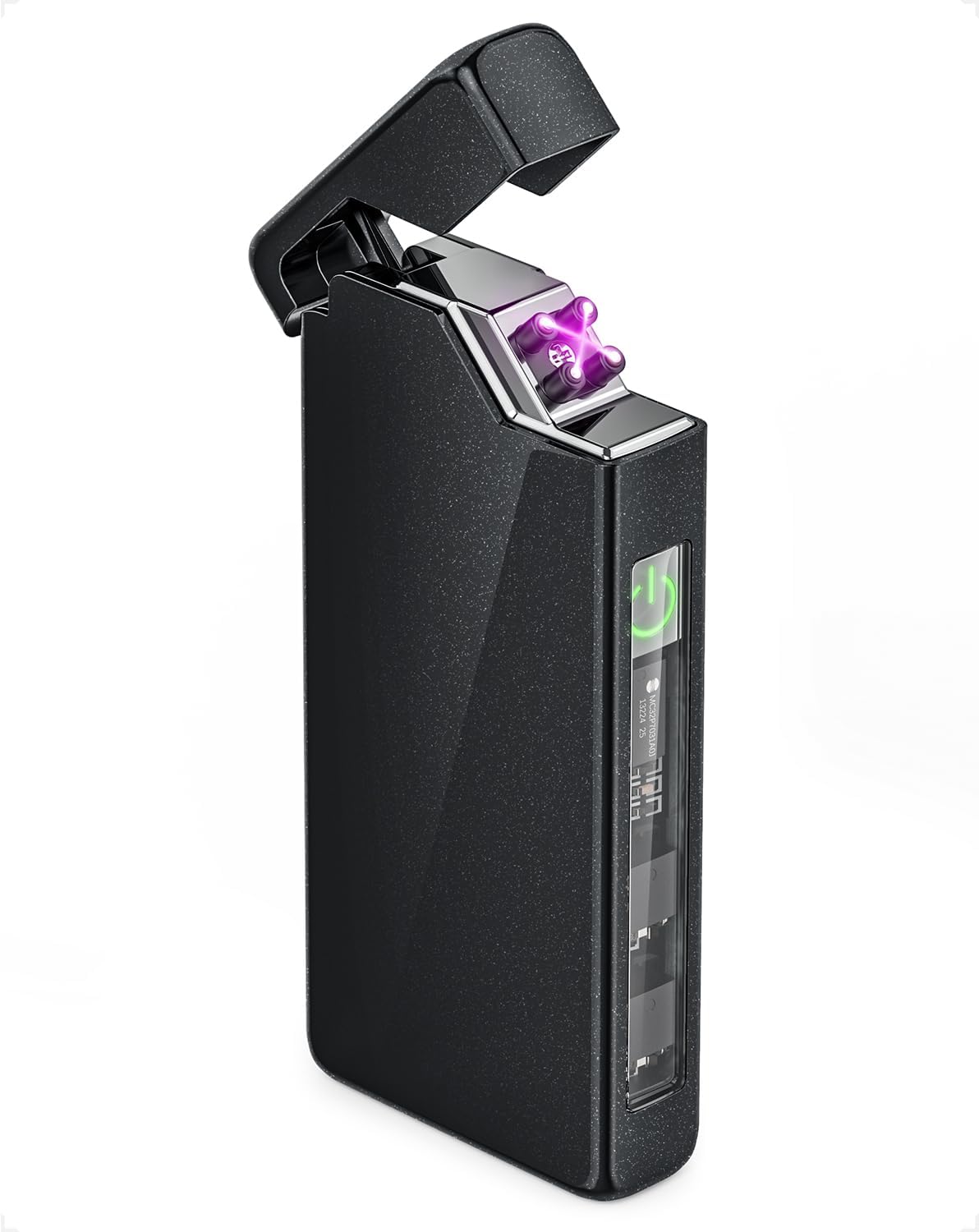 VVAY Electric Arc Lighter Usb C Rechargeable, Windproof Flameless