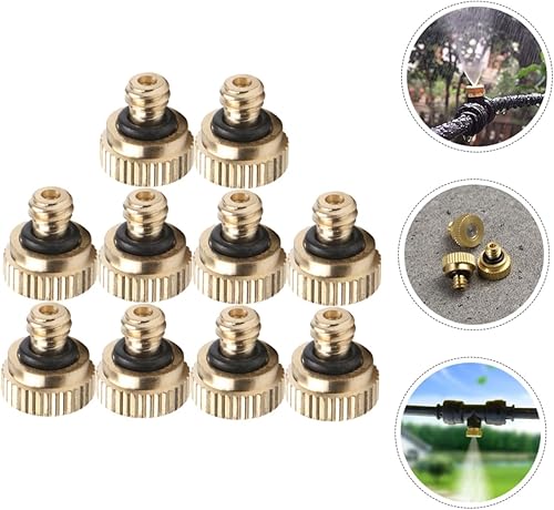 Miniatura 2 de YARNOW Boquillas Misters Pequeña Fuente Paisajes Refrigeración al aire libre Boquilla De Manguera De Jardín Invernadero Manguera Pulverizador de