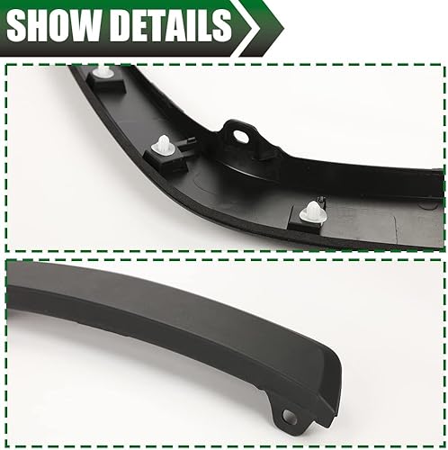 Miniatura 7 de GRAND ORANGE Guardabarros delanteros para el lado del conductor y del pasajero compatibles con Toyota Tacoma 2016-2021 Juego de moldura de apertura