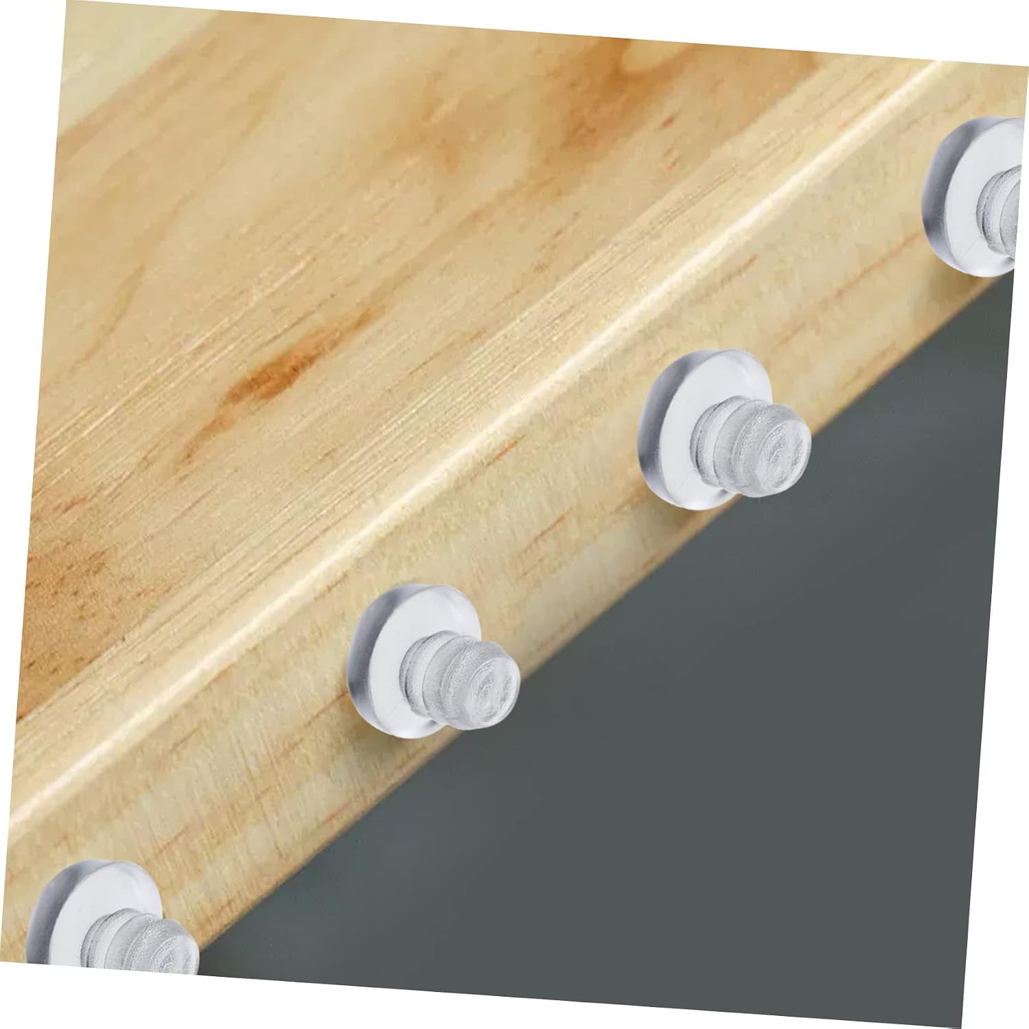Tofficu 200Pcs PVC Collision Bumpers Noise Reducing Table Protectors for Cabinet Doors Firmly Installed Furniture Buffers Prevent Scratches and Bumps