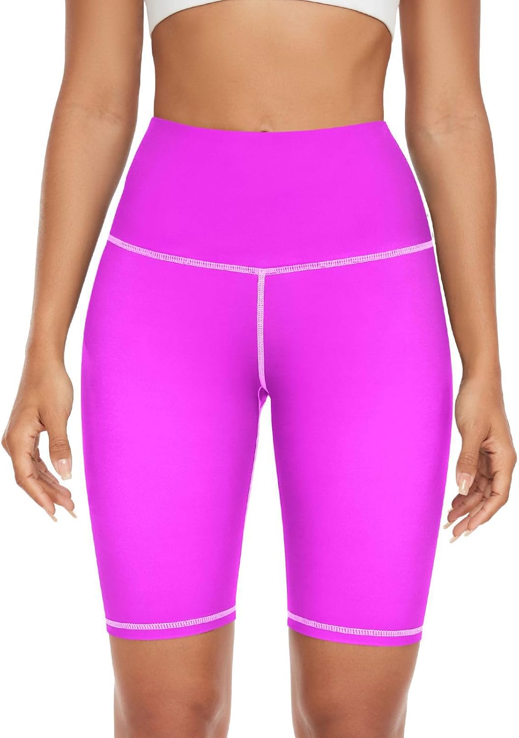 Women's Running Shorts No Chafing Soft Magenta Blush XS image 2