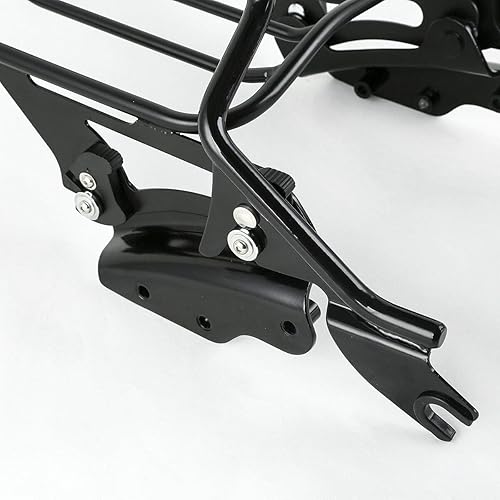 Miniatura 3 de Respaldo desmontable TCMT para pasajero con portaequipajes y kit de accesorios de acoplamiento de 4 puntos para Harley Touring 2009-2020