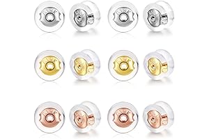 18K Gold Locking Secure Earring Backs: The Optimal Solution for Keeping Your Studs in Place