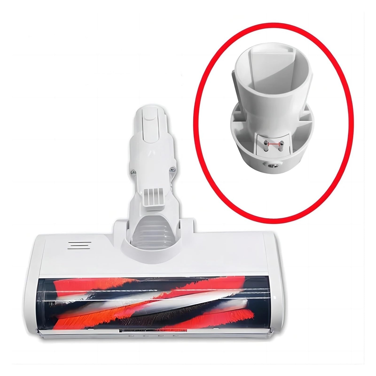 XTKSMAYY Electric Brush Head Compatible for Xiaomi K10/G10 1C Compatible for Dreame V8/V9B/V9P/V11/G9 Carpet Brush Vacuum Cleaner Parts