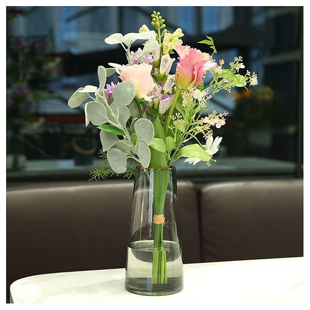 XDLEDMKIZ Artificial Flowers Artificial Flowers Modern Photo Bouquet Dining Room Bedroom Silk Flower Furnishings Living Room Bathroom Or Exhibition Hall Wedding Decoration Fak