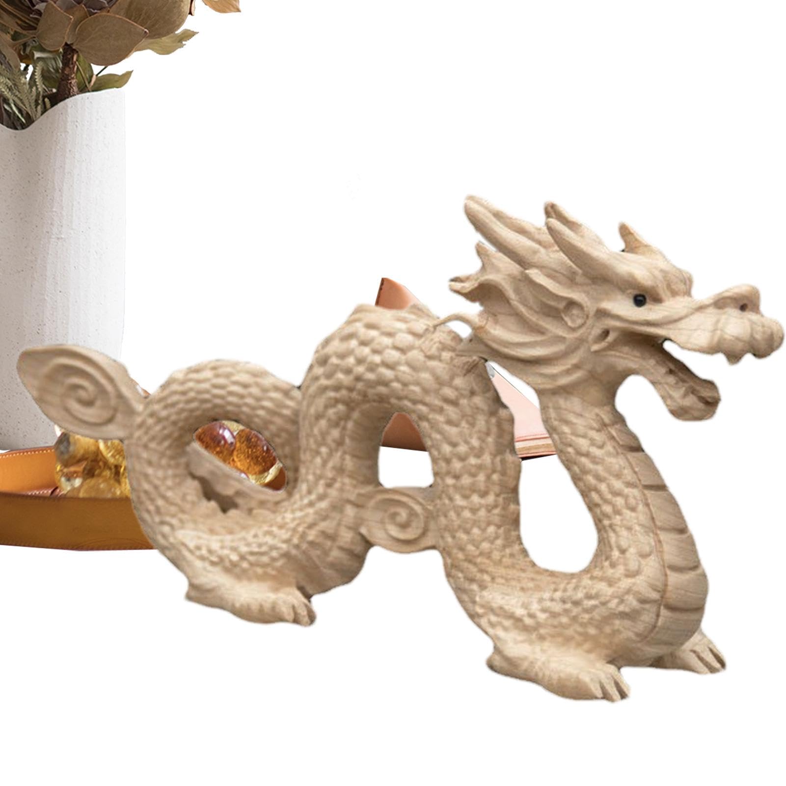 Amazon.co.jp: 中国のドラゴンの彫刻、手彫りの幸運の飾り - 中国の 