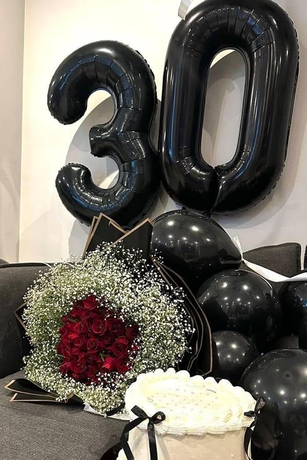 Number Balloons Black 11 Balloon 40 inch for 11th Birthday Party Decoration by Enyeopd - Used condition - Image 2