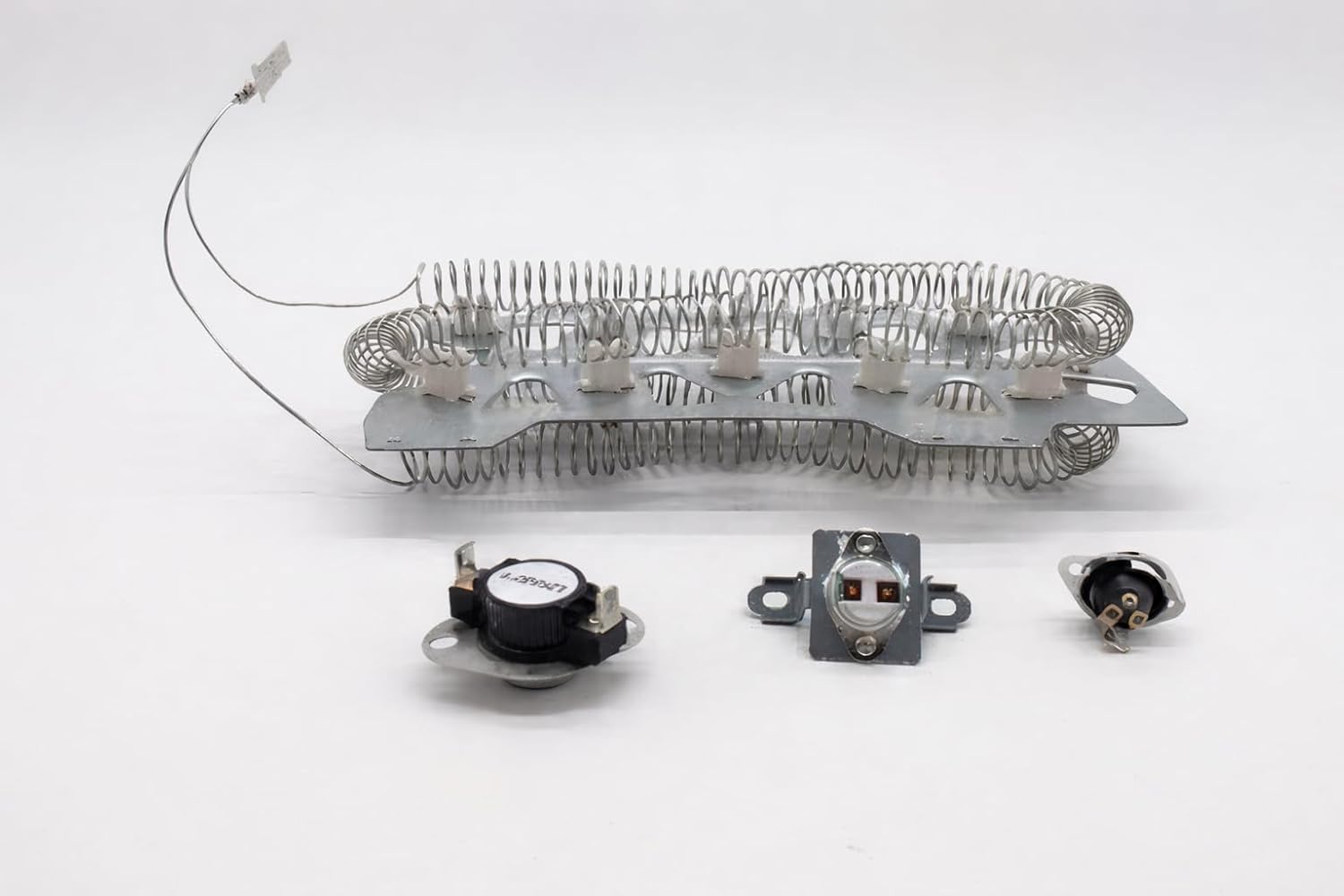 Dryer Heating Element Replacement Kit compatible with Samsung, DC47-00019A, DC47-00016A, DC96-00887A, Includes Thermal Fuse and Thermostat