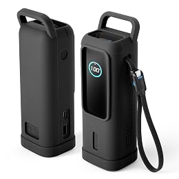 CaSZLUTION Silicone Case for Anker Laptop Power Bank 25,000mAh Portable Charger, Travel Protective Cover Compatible with Anker Power Bank 165W (Black Case Only)
