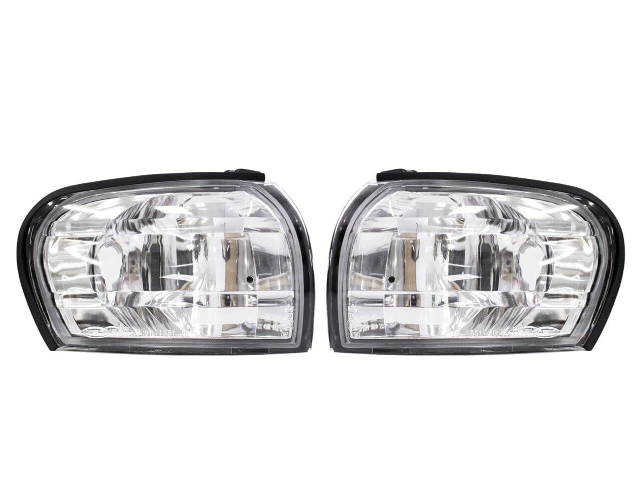 GAZOZ PERFORMANCE Exterior Acceossires - Crystal Clear Corner Lights Lamps W/E-Mark Compatible with impreza GC8 CC8A 1992-2000 (Without Bulbs)