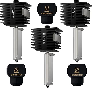 3 Stück 0.4MM A1/A1 Mini/A2L Hotend Kits Abnehmbare Gehärtete Stahldüse