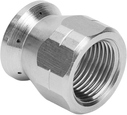 Miniatura 8 de Boquilla de manguera de chorro de drenaje a presión, G38 pulgadas delantera 1 trasera 6 presión drenaje Jetter manguera boquilla alcantarillado