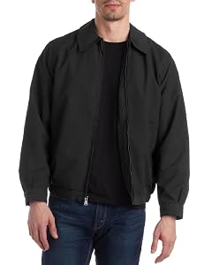 Perry Ellis Mens Golf Jacket - Soft Microfiber Waterproof Lightweight Jacket Full Zip Windbreaker Jackets for Men