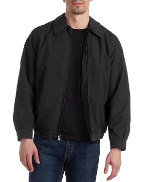 Perry Ellis Mens Golf Jacket - Soft Microfiber Waterproof Lightweight Jacket Full Zip Windbreaker Jackets for Men