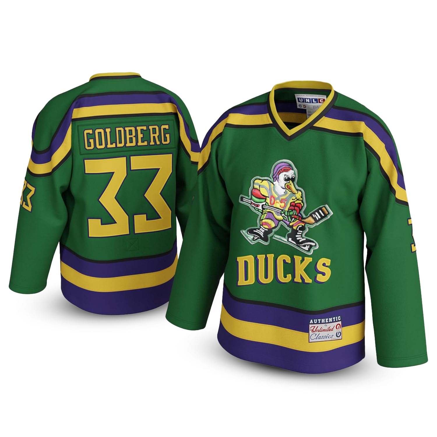 Goldberg #33 Mighty Ducks Hockeytrikot Jugend
