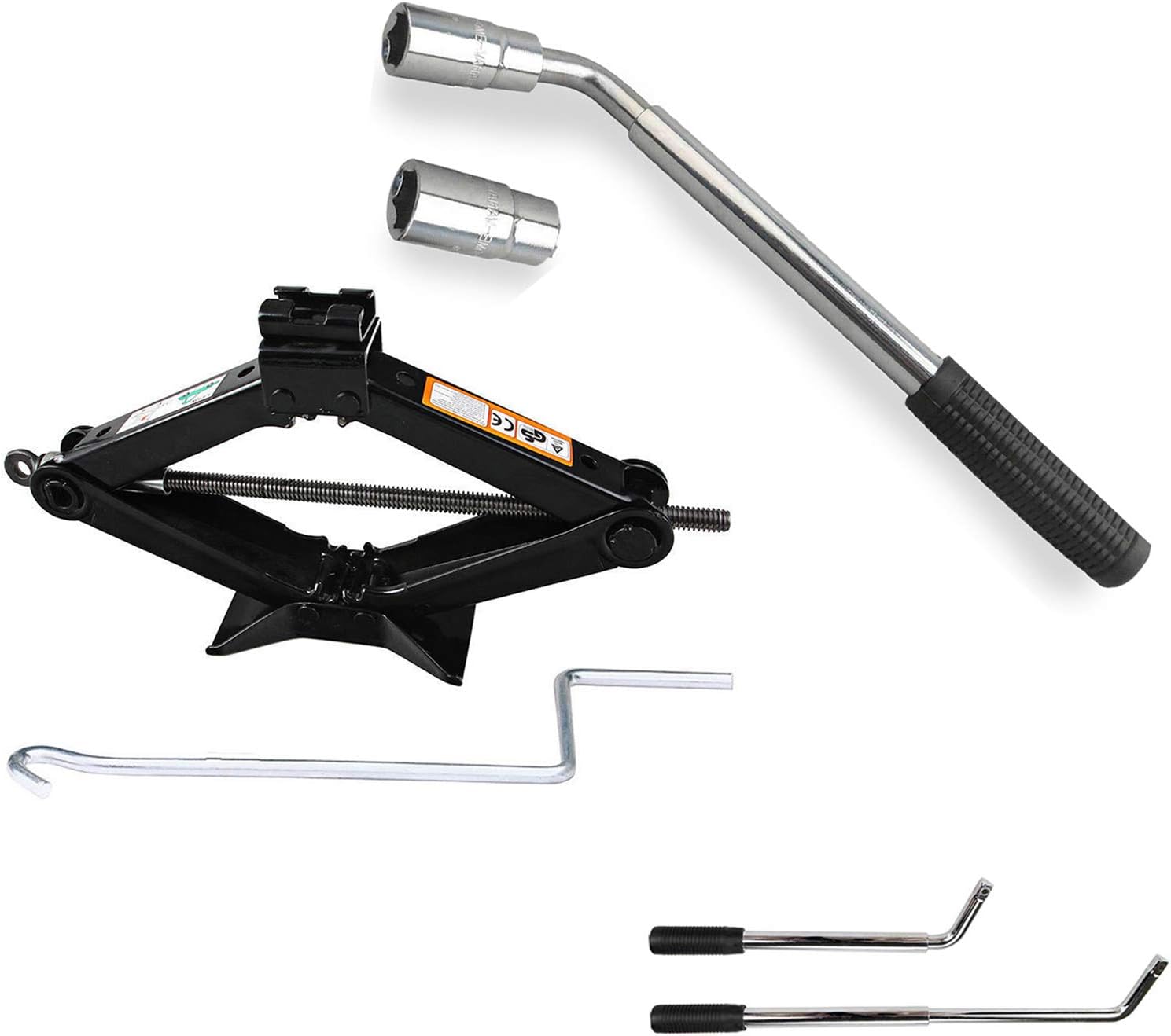 DICN 17/19/21/23mm Extendable Wheel Brace Lug Nut Wrench Telescopic