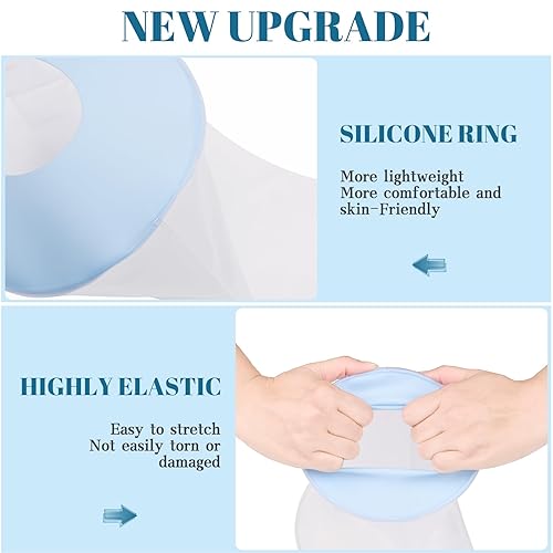 Miniatura 3 de Funda de fundición impermeable extra ancha para ducha para adultos, fundas de fundición extra grandes para piernas de ducha, protector de pierna