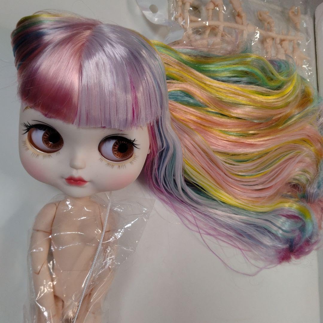 シルバーピンクMixさらさらストレートスペシャル新品アイシードールニューフェイス ❤️アイシードール❤️ピンクシルバーストレート ニュー