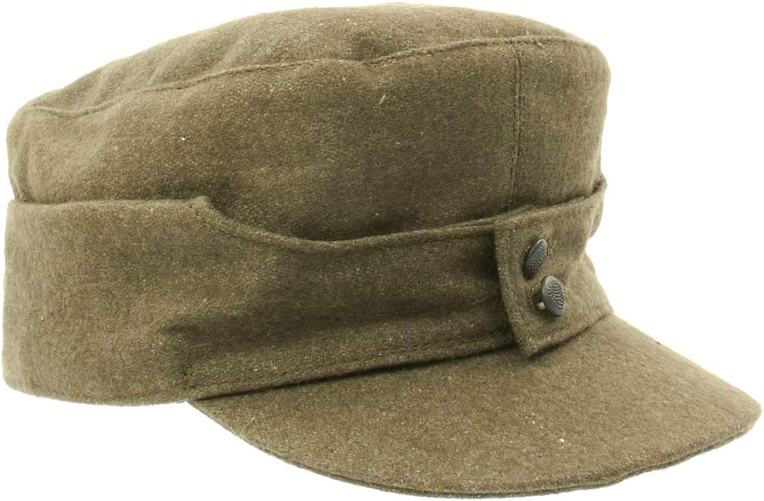 German WWII M43 Cap in Field Grey Wool- Size
