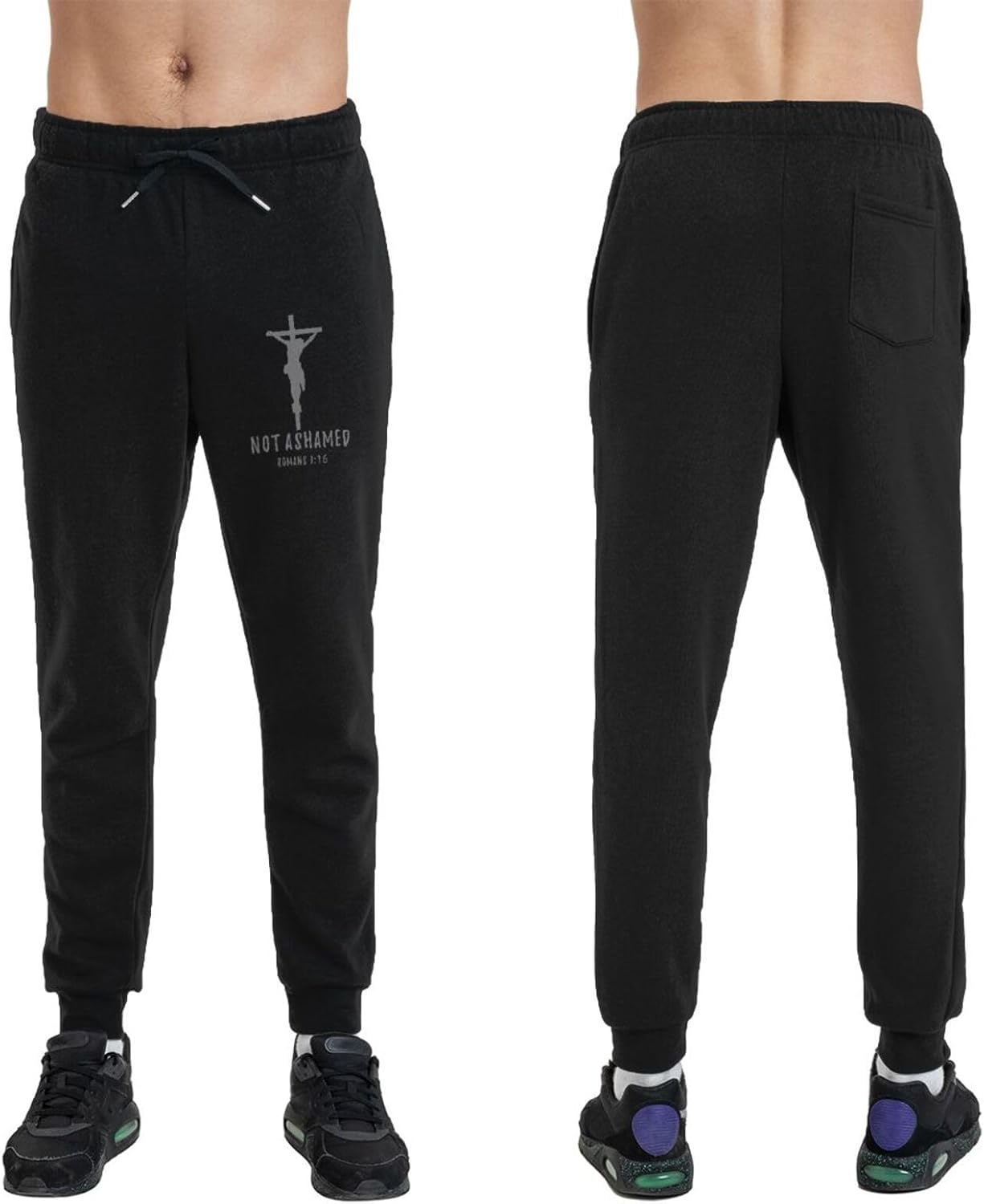 Religious Christian Faith Jesus 9 Men's Long Pants Lightweight Quick Dry Gym Sports Pants
