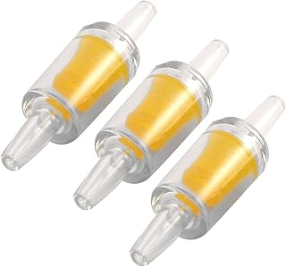 Plastic Fish Tank One Way Non-return Check Valves 3 Pcs Clear Yellow (id: b0e b41 a9b 34c f9b
