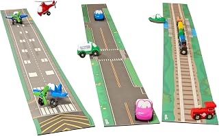 Excellerations RouteRunner 롤업 로드웨이 플레이 매트 - 3개 세트