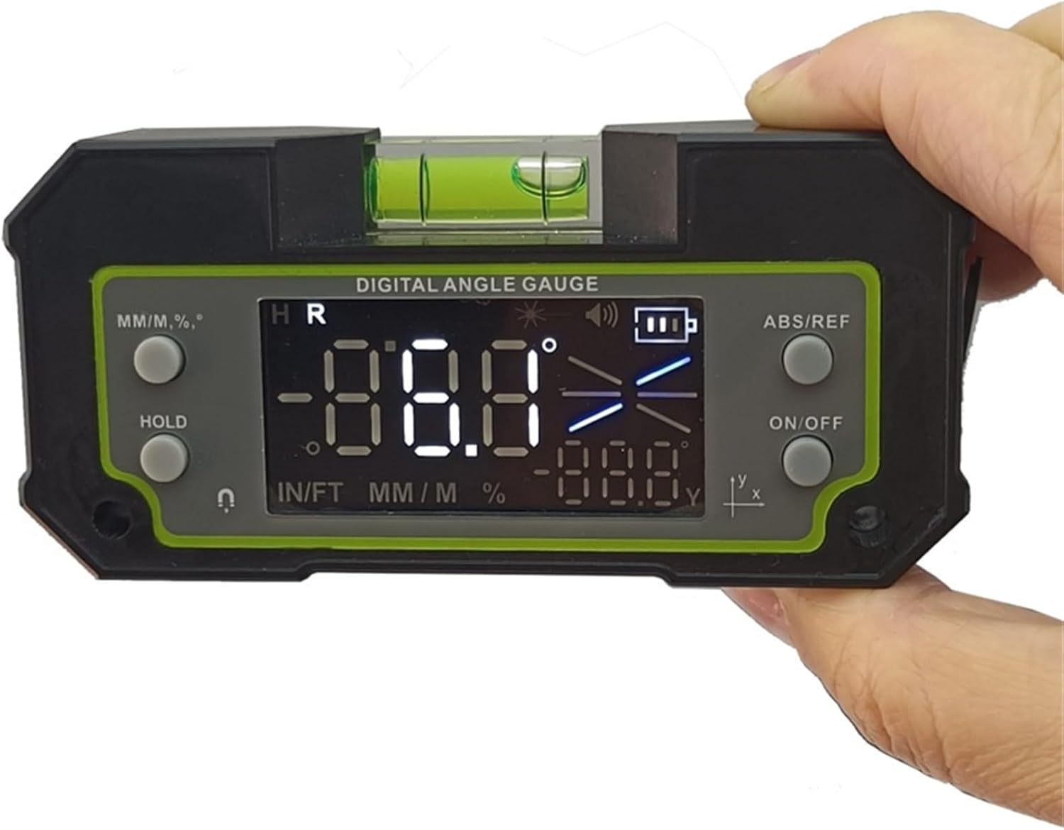 Digital Angle Finder, Digital Angle Finder Dual Axis Protractor Magnetic Level Box Gauge With Bubble For Woodworking Construction And Machinery Use,Angle Finder