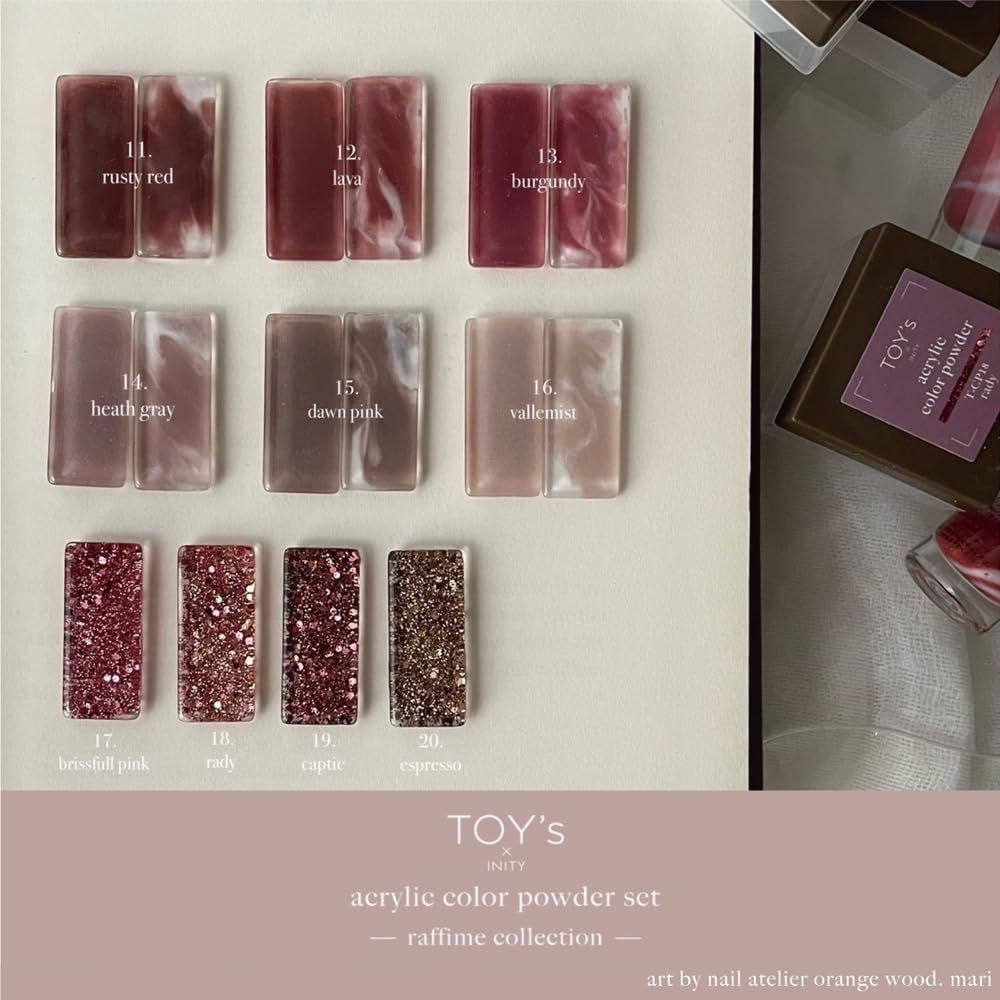 Amazon.co.jp: TOY's×INITY アクリルカラーパウダー ラフィーム 10色