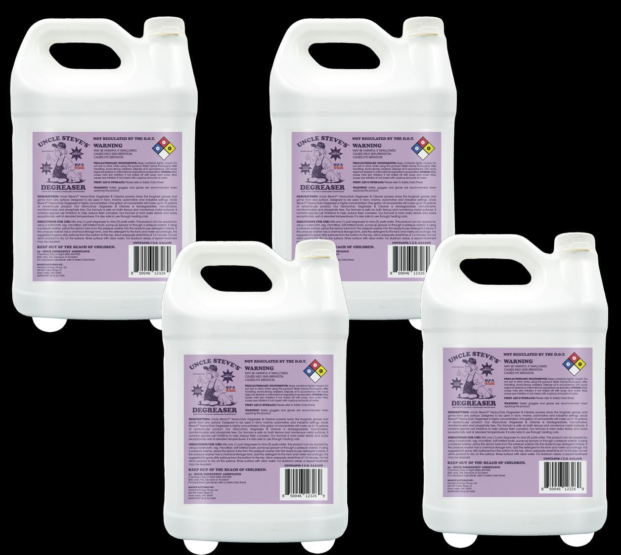 UNCLE STEVE'S® Heavy-Duty Degreaser & Cleaner (4, Gallon)