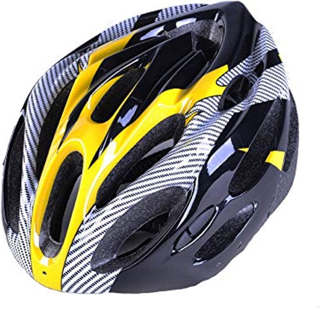Cycling Helmet With Visor Adjustable Color Block High Density Durable Mountain Bike Helmet