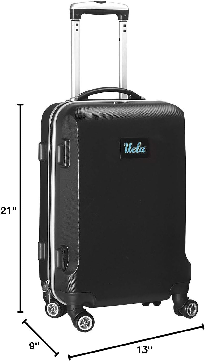 NCAA UCLA Bruins Carry-On Hardcase Luggage Spinner, Black