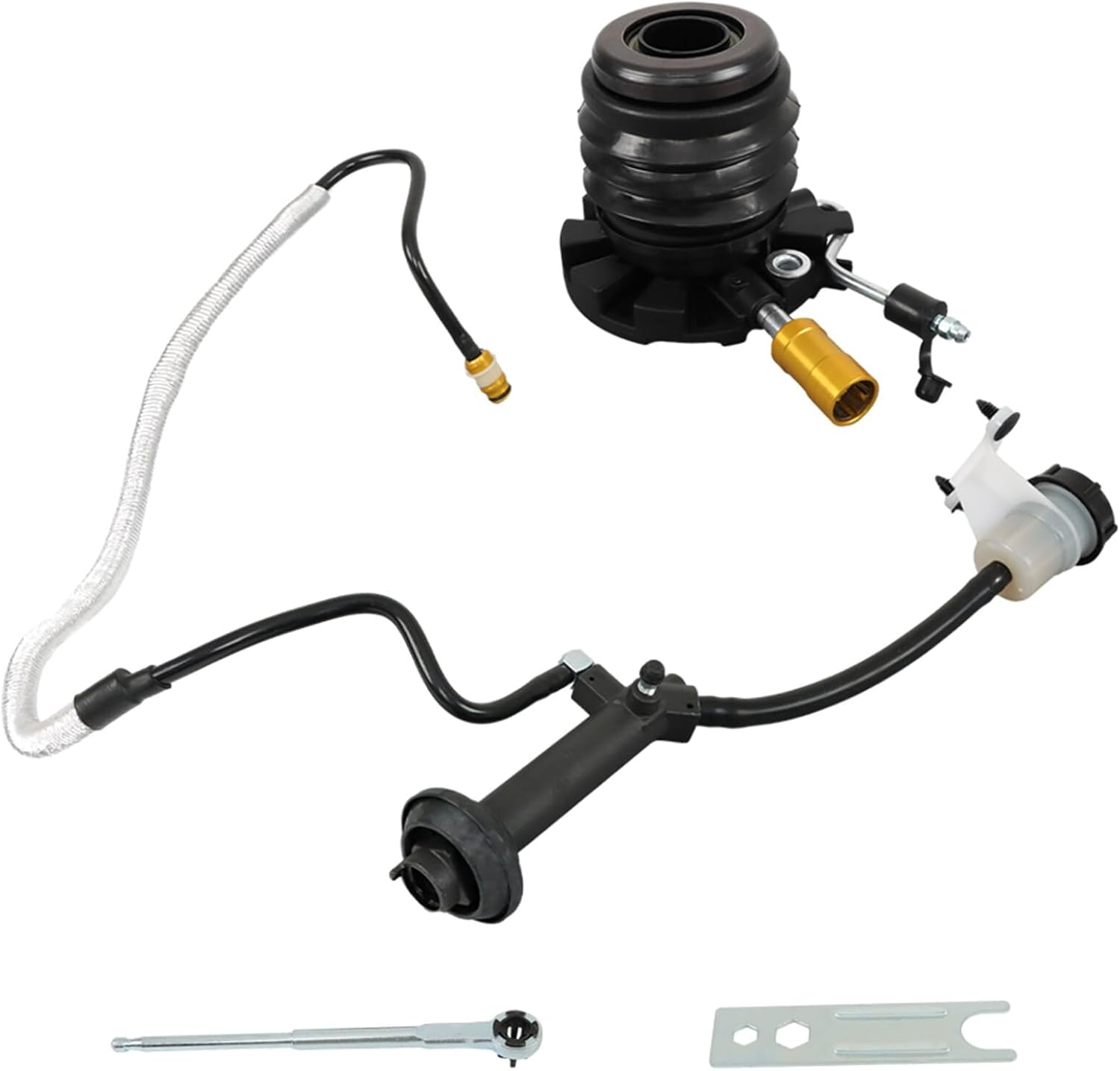 labwork Clutch Master and Slave Cylinder Assembly CC649043 Replacement for Ford F150 F250
