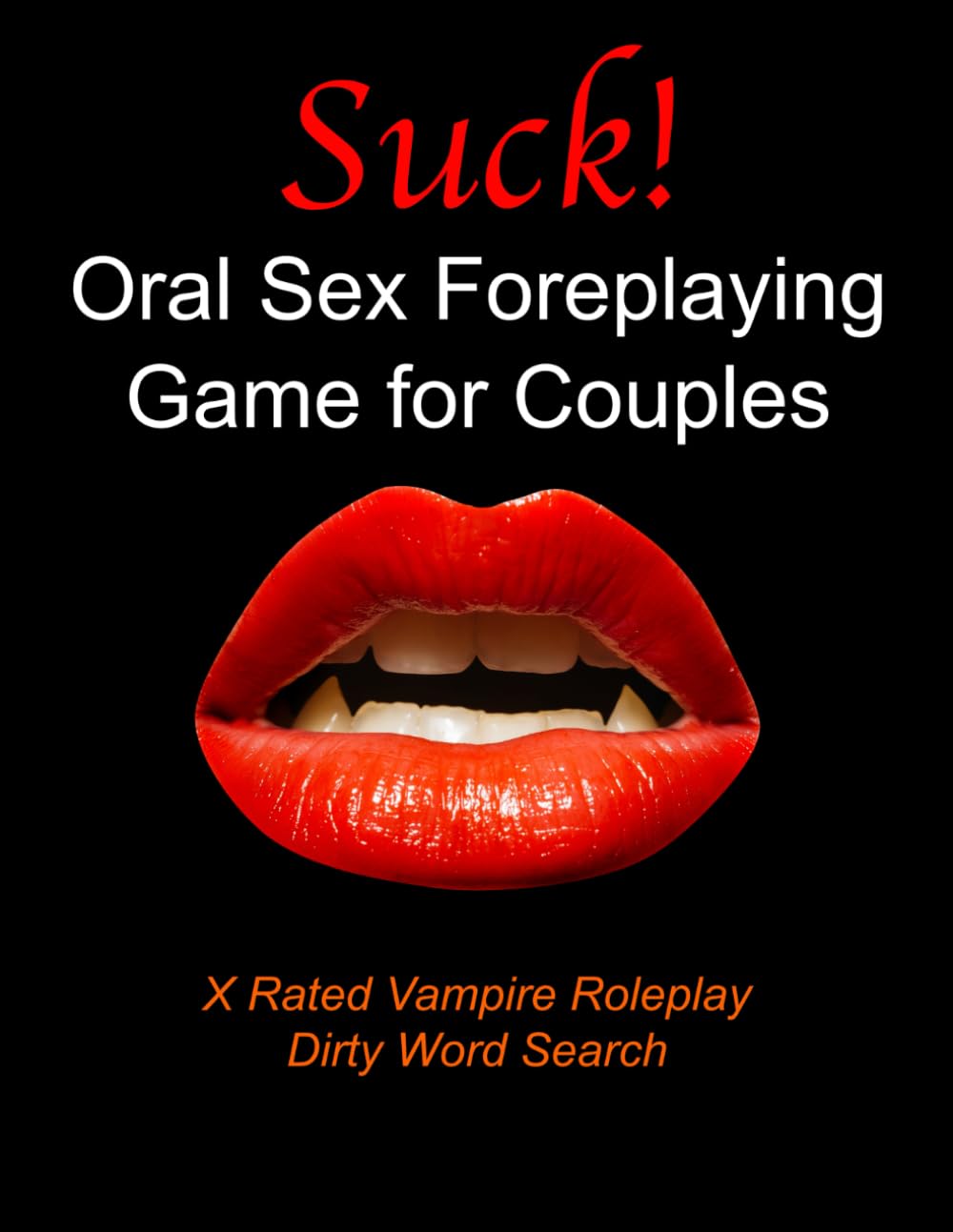 Suck! X Rated Vampire Roleplay Dirty Word Search: Oral Sex Foreplaying Game For Couples