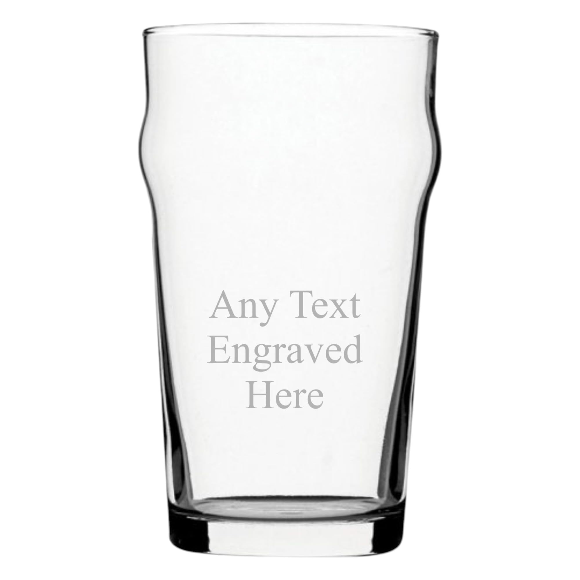 1stclassgifts [Custom] Personalised Engraved Nonic Half Pint Glass 10oz (28cl) Birthday Wedding Retirement Christmas