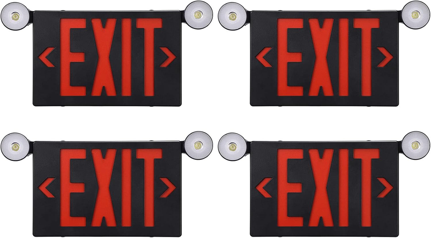 One-Day Sale: Up to 80% Off TORCHSTAR Exit Sign with Emergency Lights, Two LED Adjustable Head, Emergency Exit Light with Battery Backup, Double Face, Exit Signs for Business, Pack of 4 40% Off Discount TORCHSTAR Exit Sign with Emergency Lights, Two LED Adjustable Head, Emergency Exit Light with Battery Backup, Double Face, Exit Signs for Business, Pack of 4