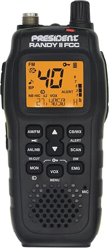 President Randy II FCC - First FCC Approved AM/FM Handheld